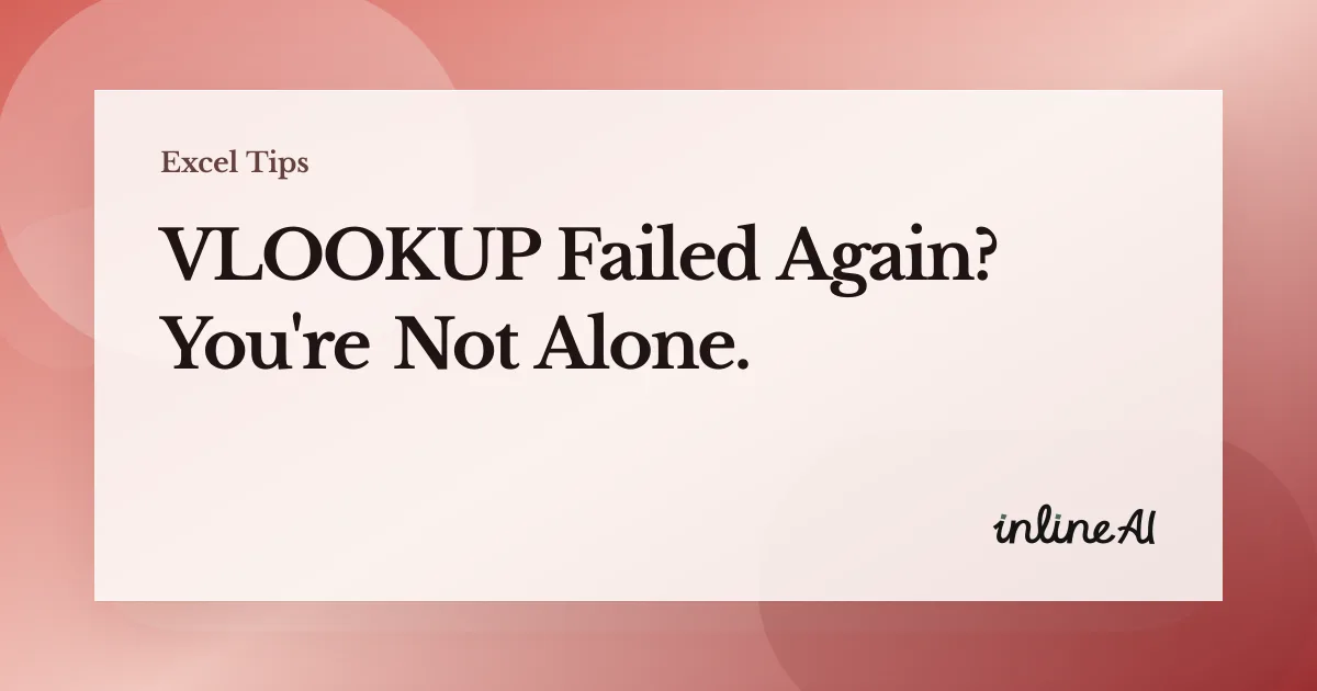 VLOOKUP Not Working in Excel? Fix #N/A, #REF!, #VALUE! Errors (Step-by-Step)