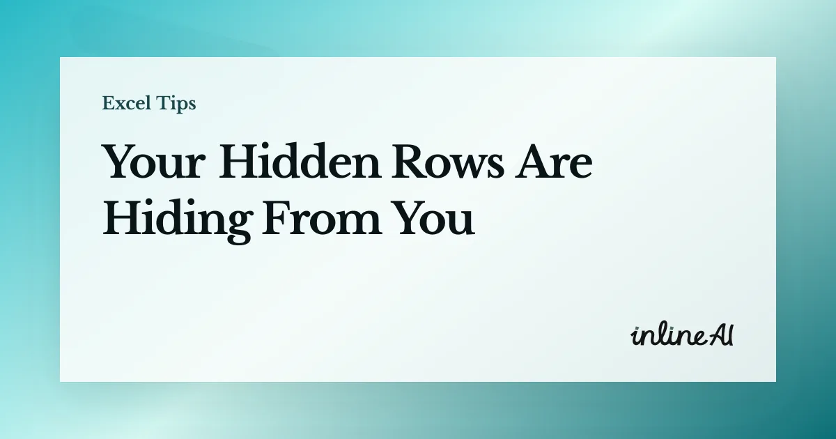 How to Hide Columns and Rows in Excel: Unhide, Filters, and Real-World Tips