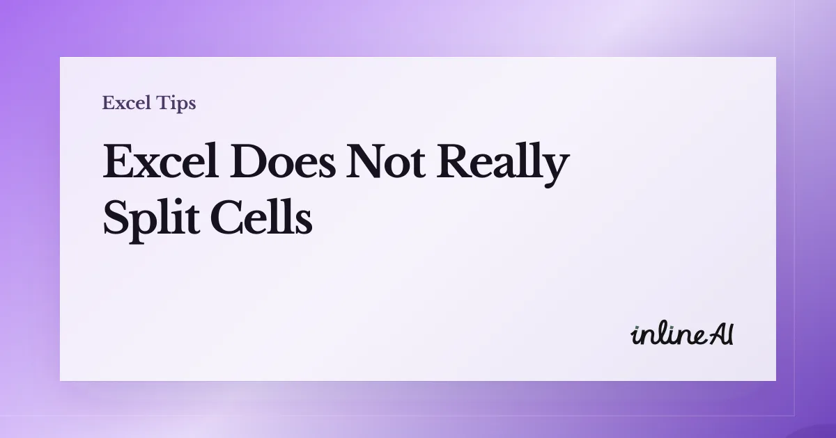 How to Split Cells in Excel: Complete Guide | Text to Columns, Delimiter Split, and Flash Fill