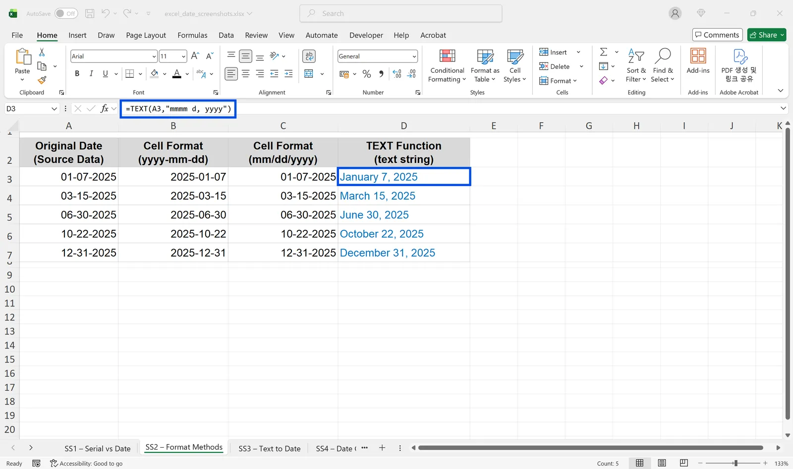date format excel 02