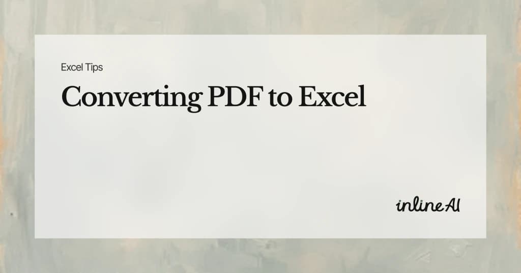 Why Do Tables Break When Converting PDF to Excel? From Root Causes to Practical Free Solutions
