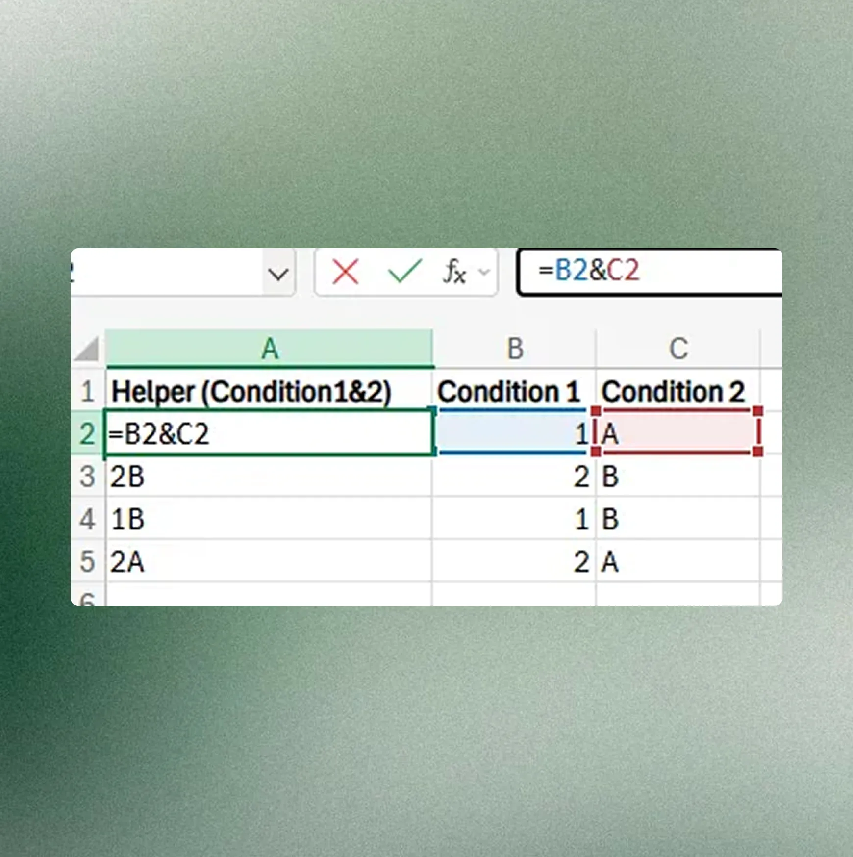 VLOOKUP multiple criteria in Excel