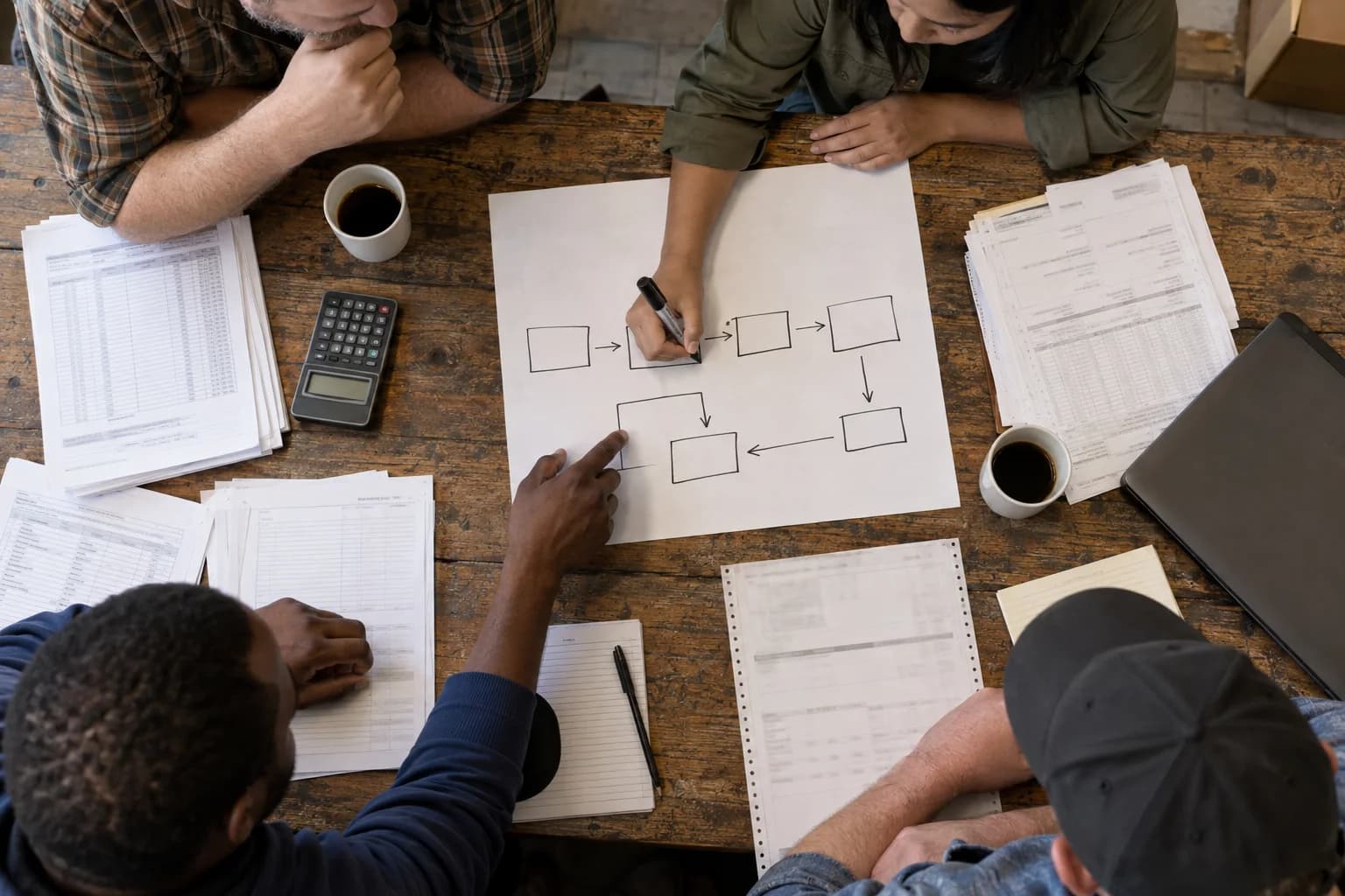 Mapping the workflow together in a consultation