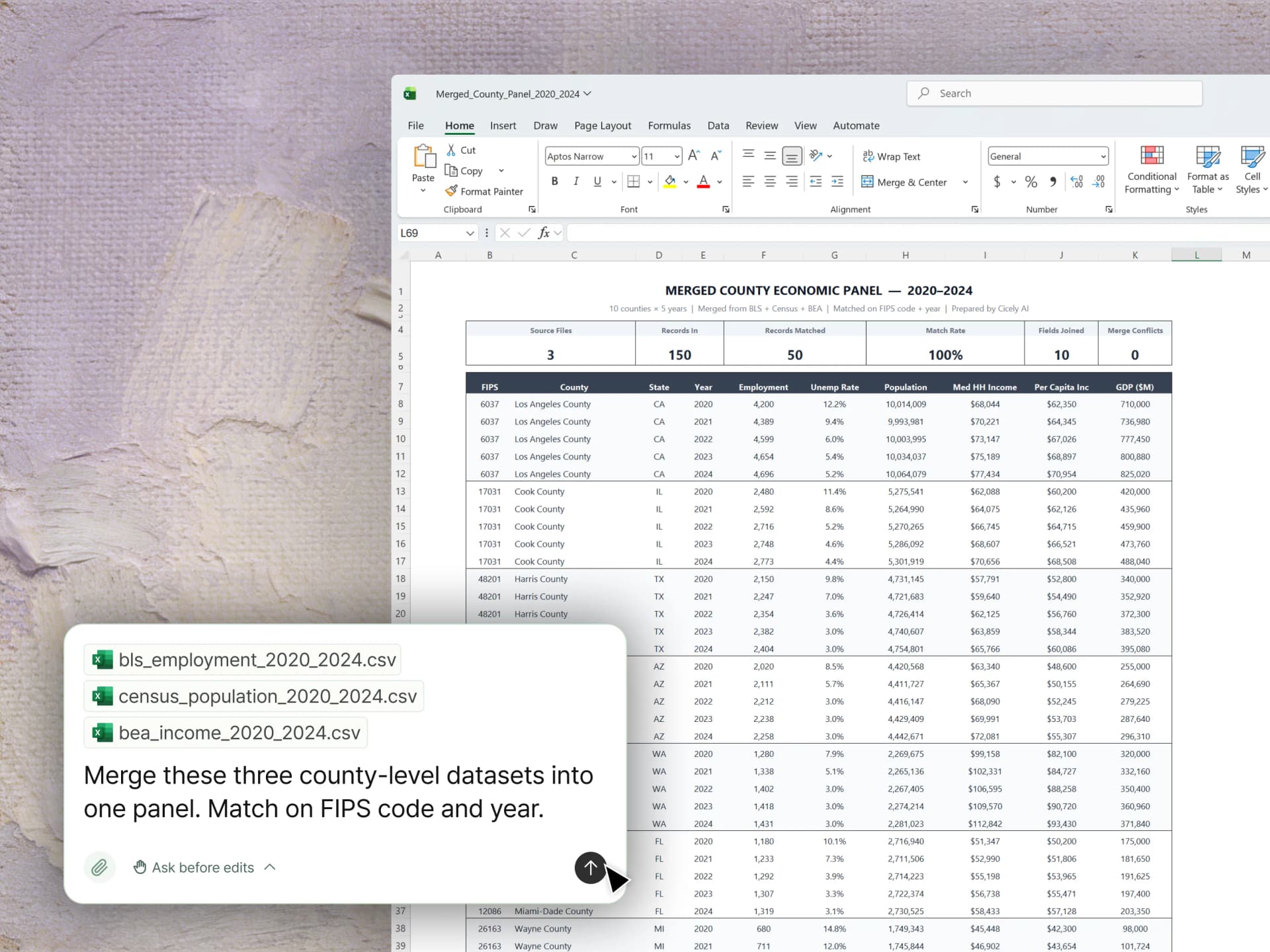 Multi-file Merge